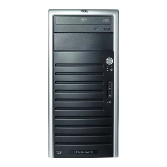 HP Proliant ML110 Generation 4 Installationsanleitung