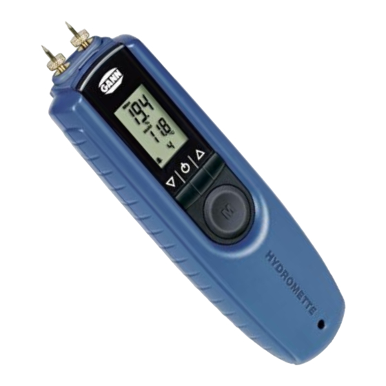 GANN HYDROMETTE BL COMPACT Bedienungsanleitung
