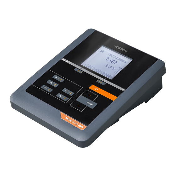 Xylem WTW inoLab Multi 9310 IDS Bedienungsanleitung