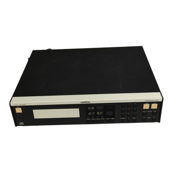 Revox C 221 Bedienungsanleitung