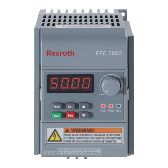 REXROTH EFC 3600 Betriebsanleitung