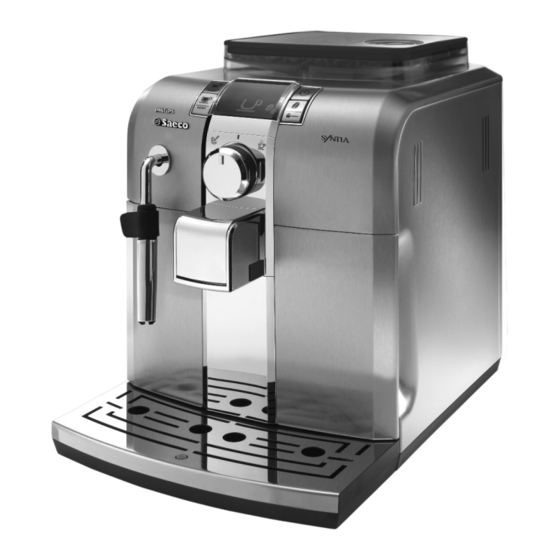 Philips Saeco Syntia HD8836 Anleitung
