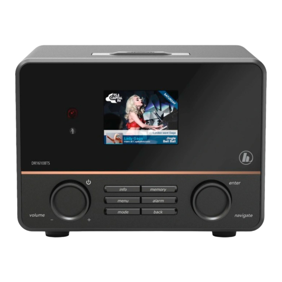 Hama DR1610BTS Bedienungsanleitung