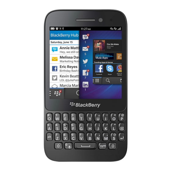 Blackberry Q5 Benutzerhandbuch