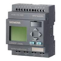 Siemens LOGO! 12RCo Handbuch