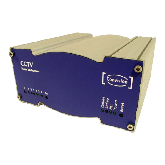 Convision V600+ Serie Installationsanleitung