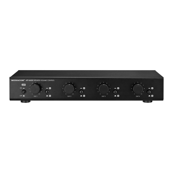 Monacor ATT-442ST Bedienungsanleitung