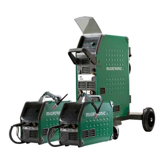 Migatronic PI 200 Kurzanleitung
