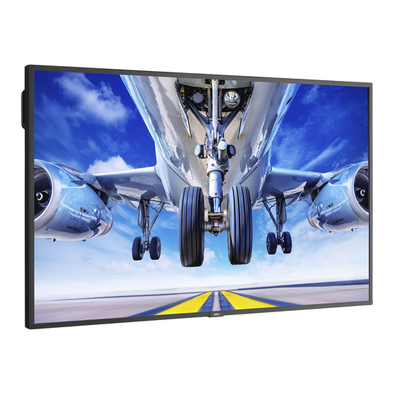NEC MultiSync P435 Bedienungsanleitung