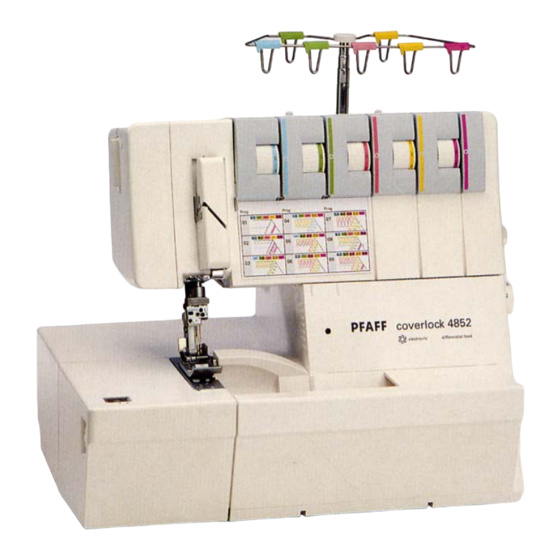 Pfaff coverlock 4852 Gebrauchsanweisung