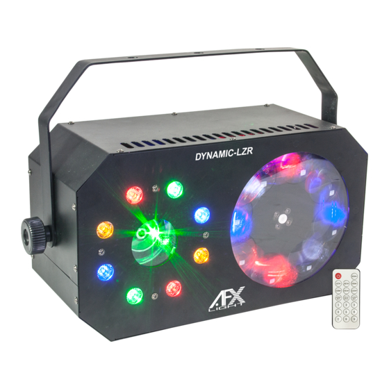 afx light DYNAMIC-LZR Bedienungsanleitung