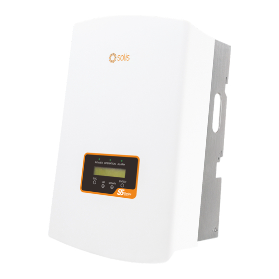 SOLIS S5 Installations- Und Bedienungshandbuch