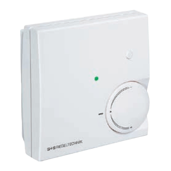 S+S REGELTECHNIK THERMASGARD RTF Serie Bedienungs- Und Montageanleitung