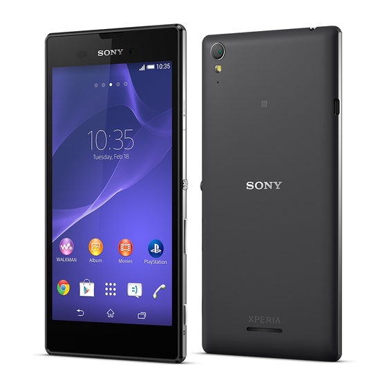 Sony Xperia T3 Bedienungsanleitung