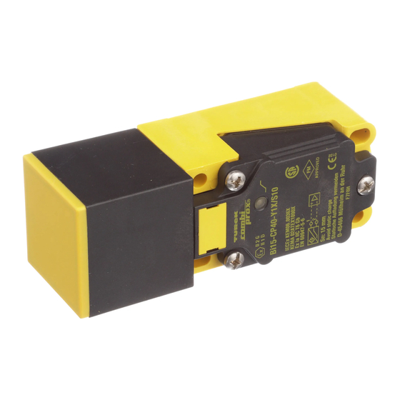 turck BI20CP40Y1X Betriebsanleitung