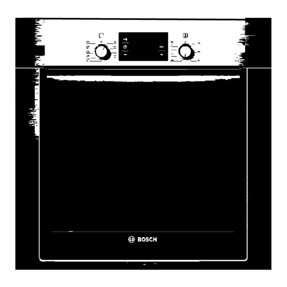 Bosch HBG33B450 Kurzanleitung