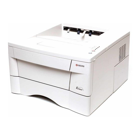 Kyocera FS-1030D Anwenderhandbuch