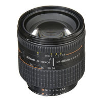 Nikon AF Zoom-Nikkor 24-85mm f/2.8-4D IF Bedienungsanleitung