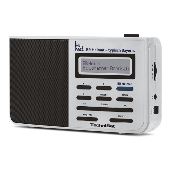 TechniSat DigitRadio 210 BR Heimat Edition Bedienungsanleitung