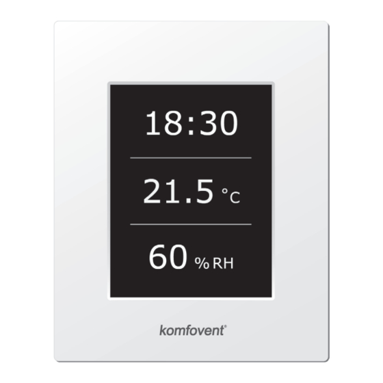 Komfovent C5 Installationshandbuch