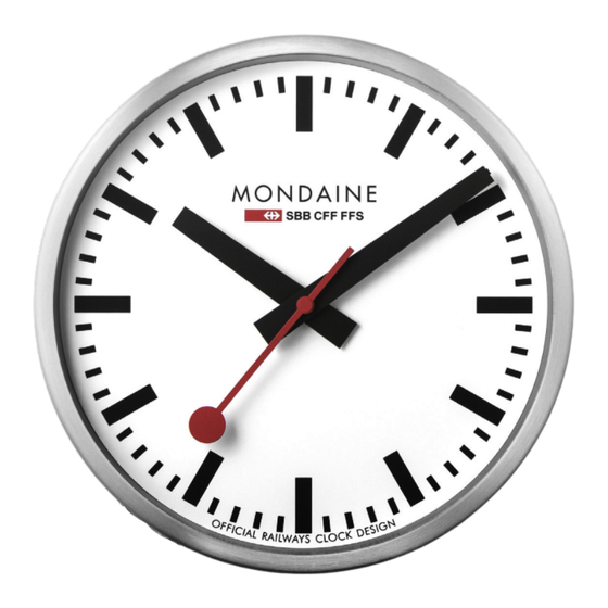mondaine stop2go Einrichtungsanleitung