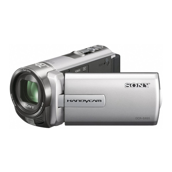 Sony Handycam DCR-SX45E Handbuch