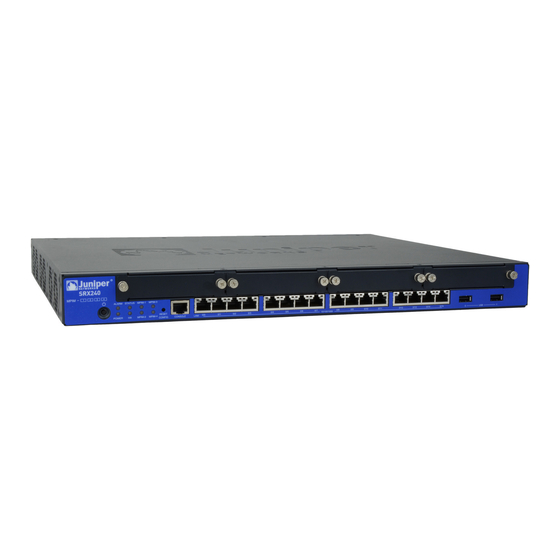 Juniper SRX240 Schnellstartanleitung