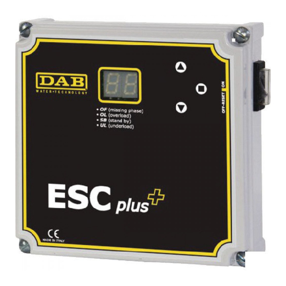 DAB ESC plus Serie Installations- Und Wartungsanleitungen