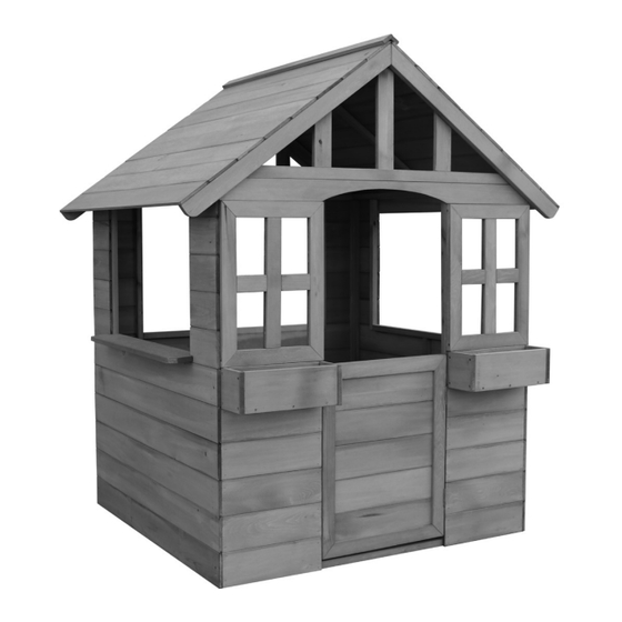 TP Wooden Cubby House TP385 Montageanleitung