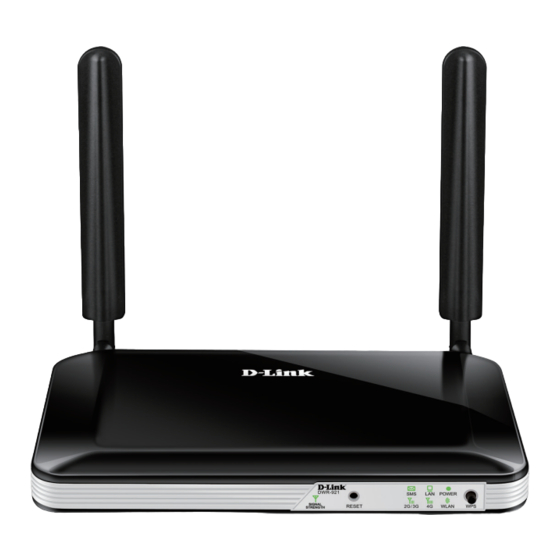 D-Link DWR-921 Firmware-Handbuch
