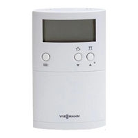 Viessmann VITOTROL 100 Typ UTDB-RF2 Montageanleitung