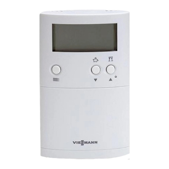 Viessmann Vitotrol 100 Typ UTDB-RF2 Montageanleitung