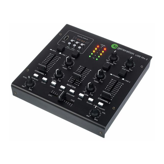 thomann fun generation USB Mix 2 Bedienungsanleitung