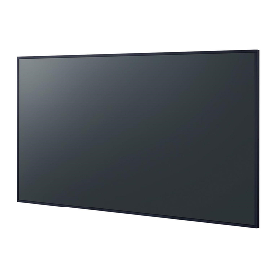 Panasonic TH-75EF1 Bedienungsanleitung, Basisanleitung