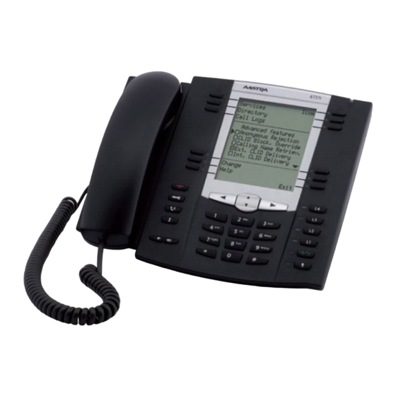 Mitel Aastra 6735i Bedienungsanleitung