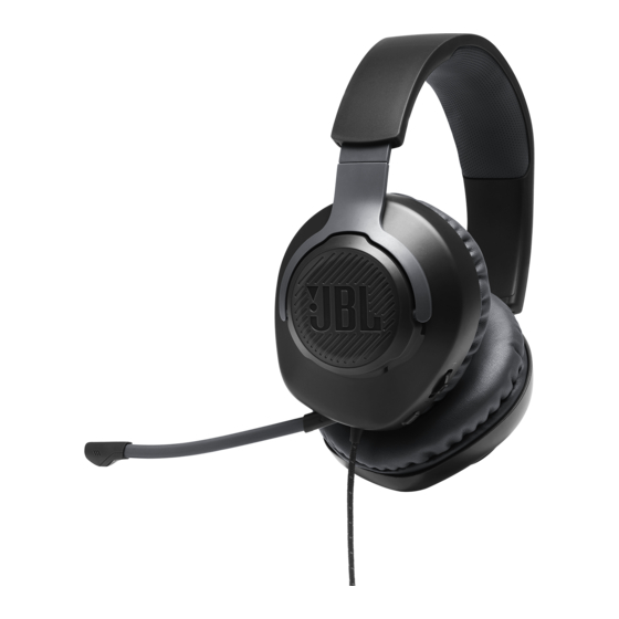 Harman JBL QUANTUM 100 Schnellstartanleitung