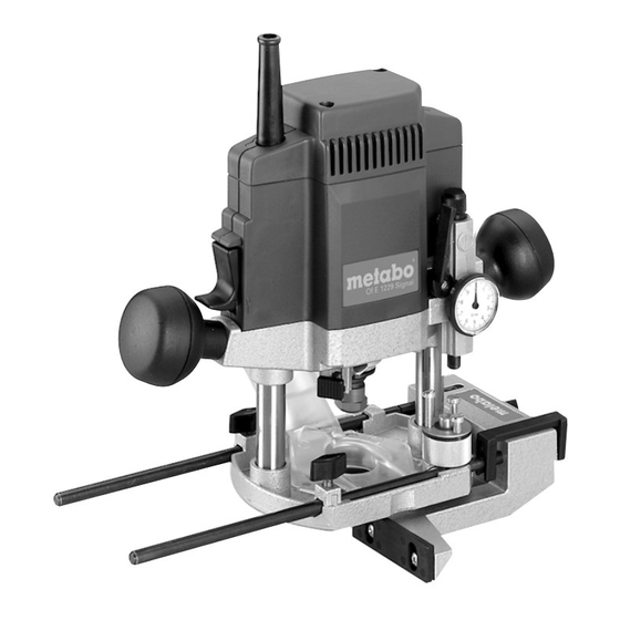 Metabo OF E 1229 SIGNAL Handbücher