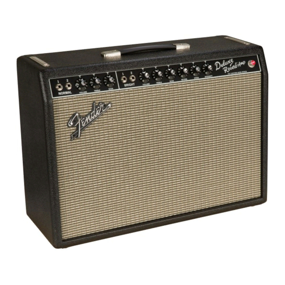 Fender ’64 Custom Deluxe Reverb-Amp Bedienungshandbuch