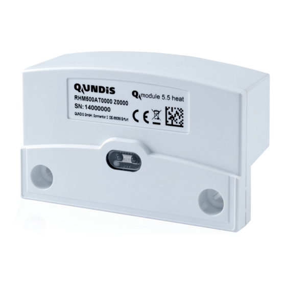 QUNDIS Q module 5.5 heat RHM5 00AN series Montage-Und Installationsanleitung