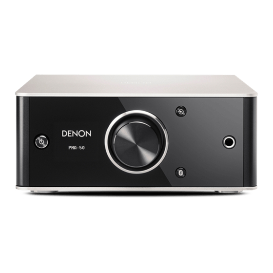 Denon PMA-50 Bedienungsanleitung