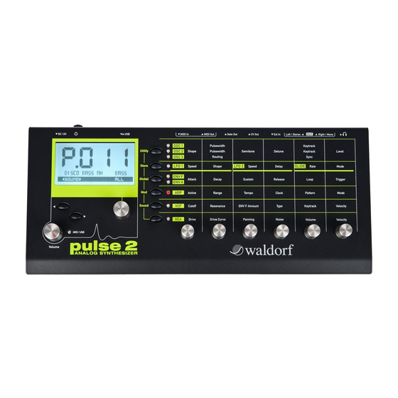 Waldorf Pulse 2 Firmware-Aktualisierung