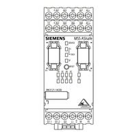 Siemens SIRIUS MSS ASIsafe Originalbetriebsanleitung