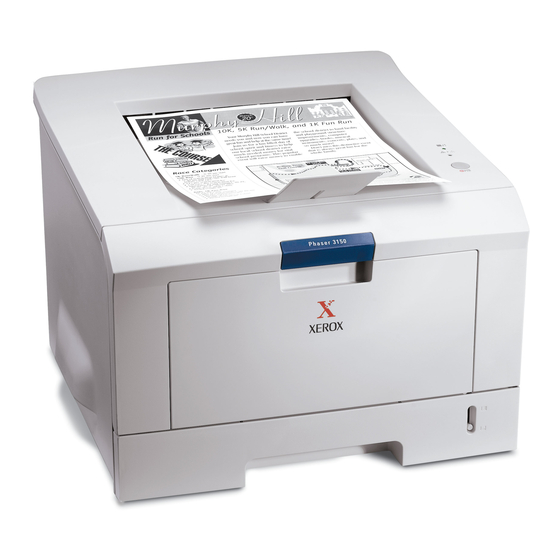 Xerox Phaser 3150 Benutzerhandbuch