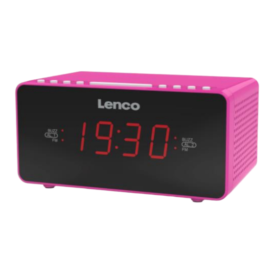| [Seite CR-510 ManualsLib - 8] LENCO Alarm Set; Snooze Function Bedienungsanleitung