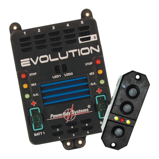PowerBox Systems EVOLUTION Bedienungsanleitung