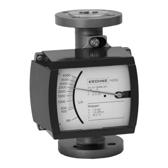 KROHNE H250 M9 Anleitung