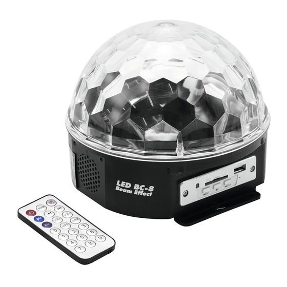 EuroLite LED BC-8 Bedienungsanleitung