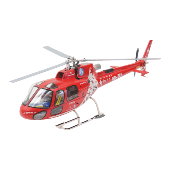 GRAUPNER Ecureuil AS 350 Montage- Und Betriebsanleitung