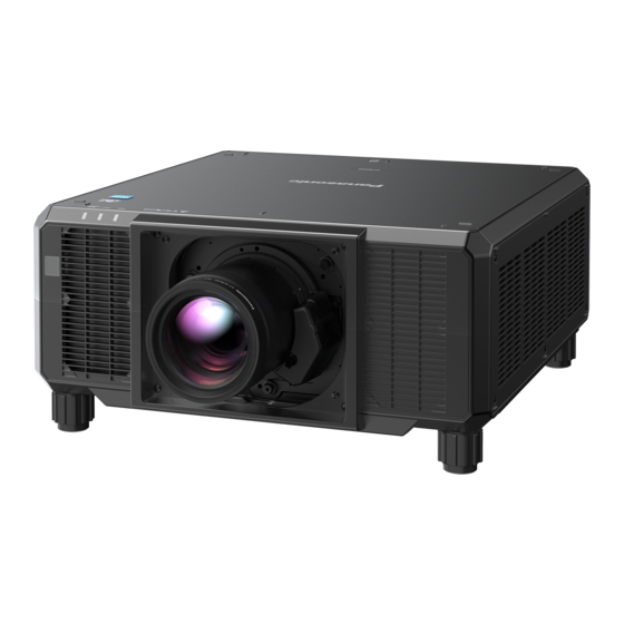 Panasonic PT-RQ25K Bedienungsanleitung Und Funktionsanleitung