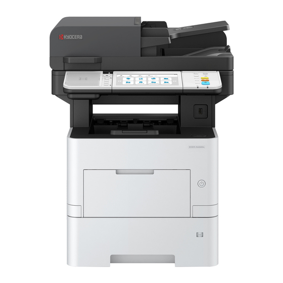 Kyocera ECOSYS MA6000ifx Bedienungsanleitung